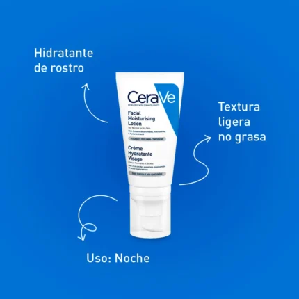 CERAVE Loción Hidratante De Rostro Noche X 52 ml