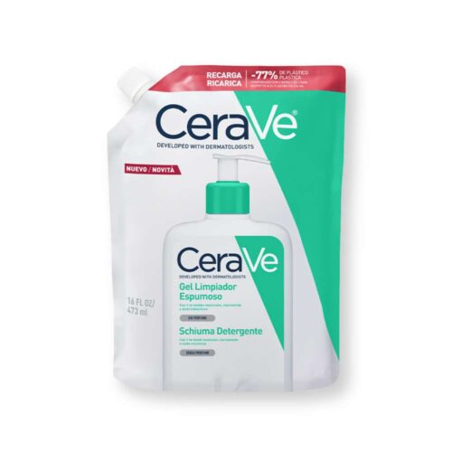 CERAVE Refill Gel Limpiador Espumoso X 473Ml