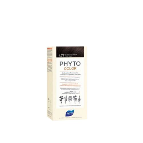 PHYTO Tinte Permanente 4,77 Castaño Marrón Intenso
