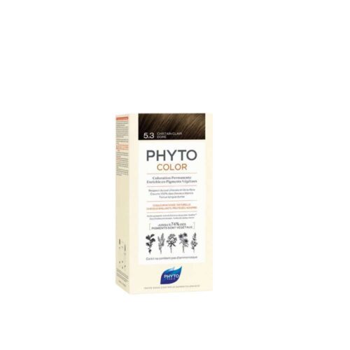 PHYTO Tinte Permanente 5,3 Castaño Claro Dorado