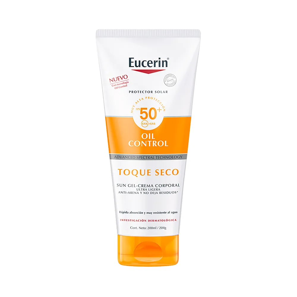 4005800266409.webp EUCERIN Protector Solar Corporal Toque Seco Sun Fps50+ 200 ml - Imagen 1