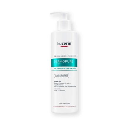 EUCERIN Dermopure Clinical Gel Limpiador Concentrado X 400 Ml