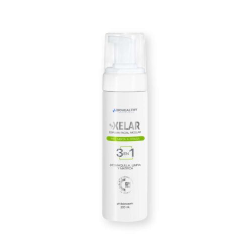 BIOHEALTHY Xelar Espuma Facial 3 En 1 Piel Mixta o Grasa X 200 ml