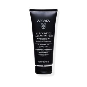 APIVITA Black Detox Cleansing Face & Eyes Gel X150
