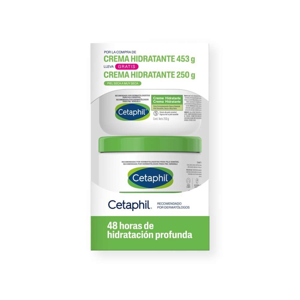 CETAPHIL Kit Crema Hidratante 453G + Crema Hidratante X 250G